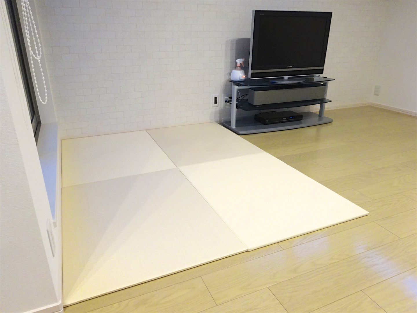 乳白色　清流（和紙表）フローリング用置き畳 　　