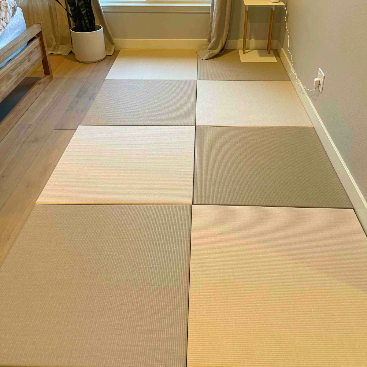 白茶色と2色使い