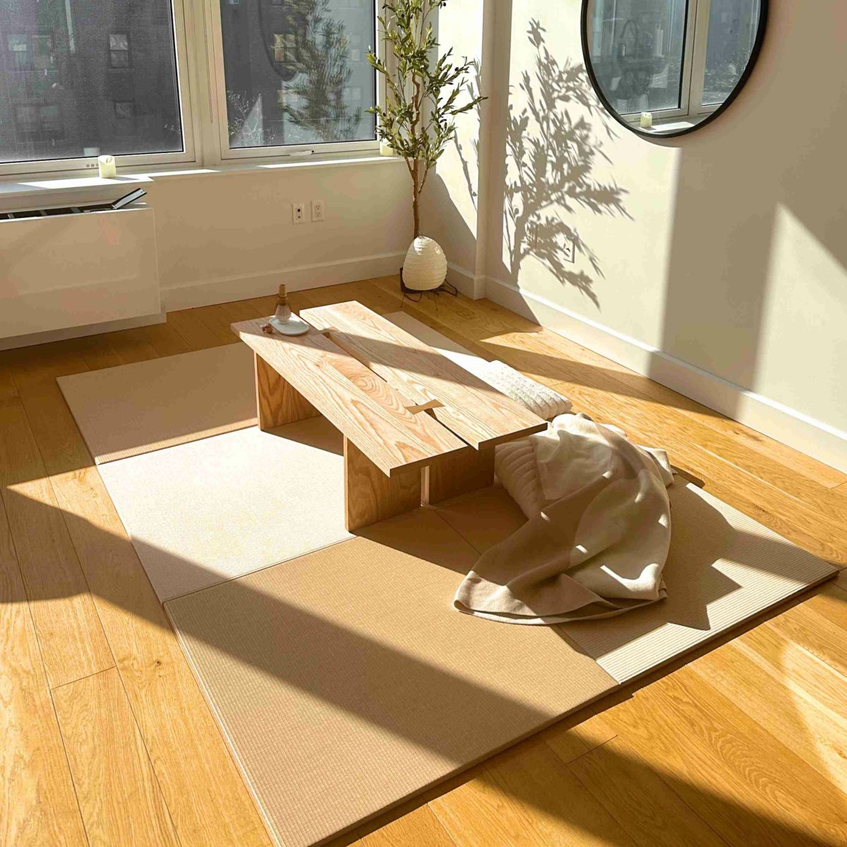 ニューヨークで使用されている白茶色