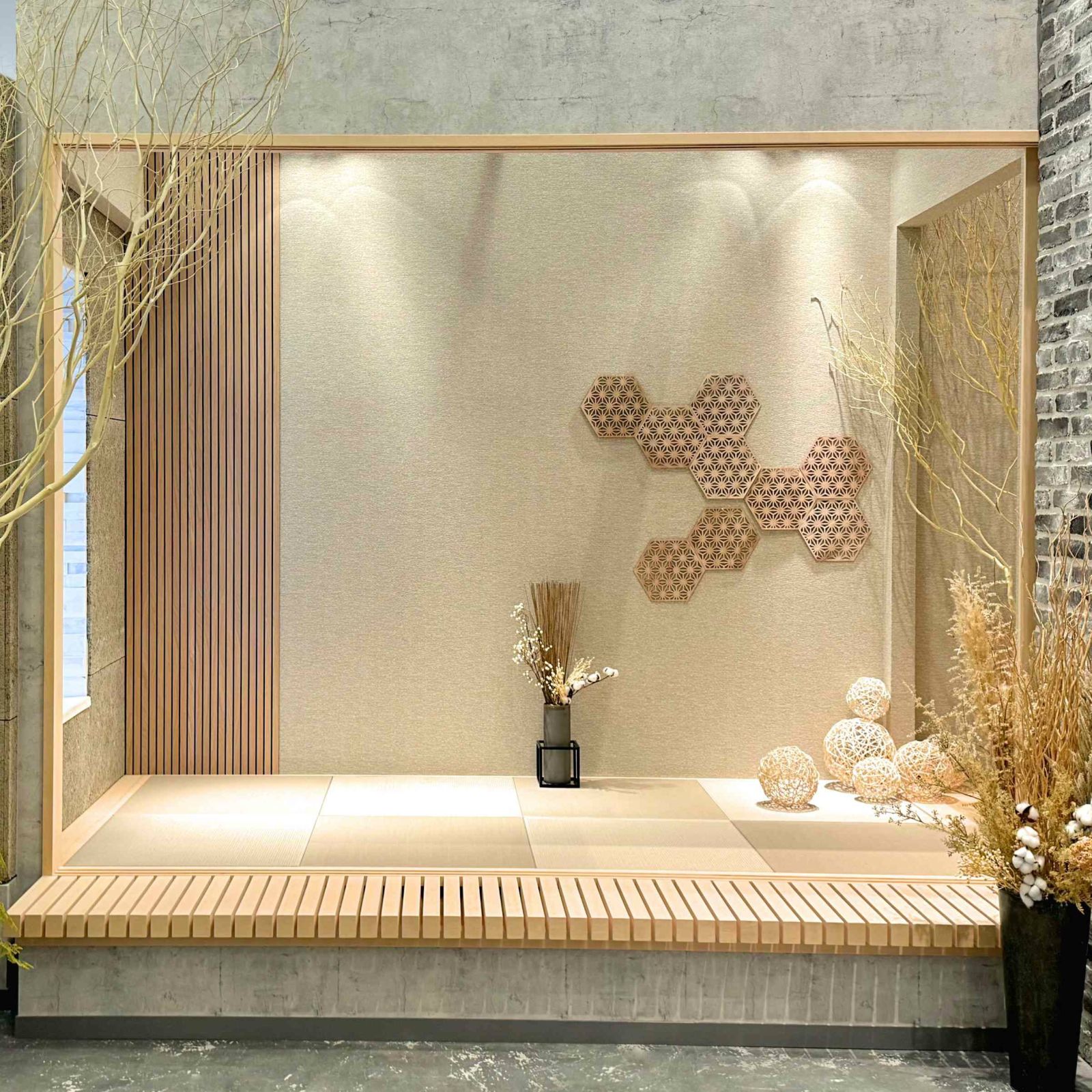 写真家に採用された小麦色の畳